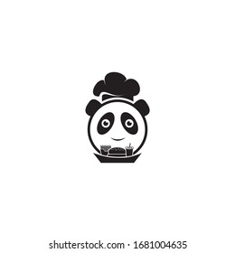 Panda Logo Design Vector Chef