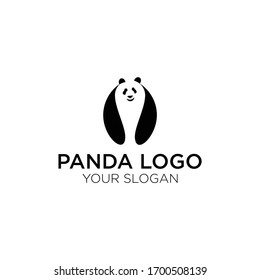 Panda logo design vector illustration