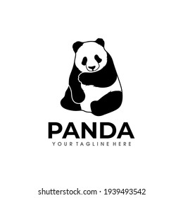 Ilustración vectorial del diseño del logotipo de Panda