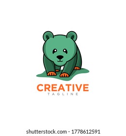 Panda Logo design vector template.