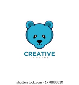 Panda Logo design vector template.