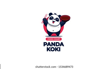 panda logo design for your projects