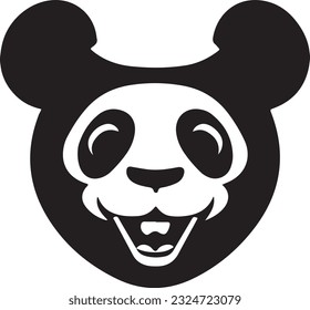 Panda logo design.This is an editable EPS vector file.