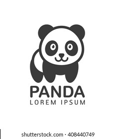 Panda Logo. Panda Icon.