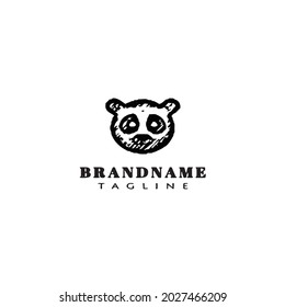 Designvorlage für Panda-Logo, moderne Vektorgrafik