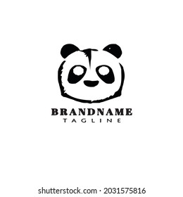 panda logo icon design template modern vector illustration