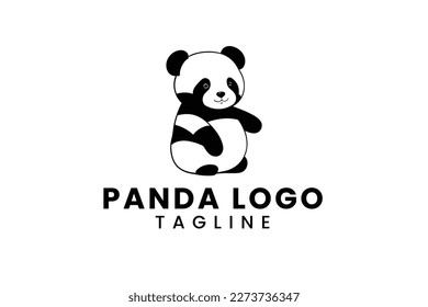 panda logo, minimal panda logo, panda studio logo, unique panda logo,