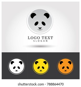 Panda Logo .Symbol & Icon Vector Template.