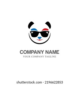 Panda Logo Template Panda colorful