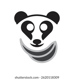 Panda Logo Template Icon Illustration Design