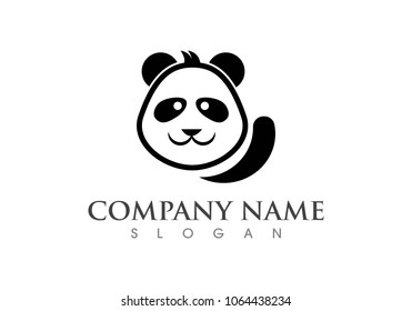 panda logo template vector illustration