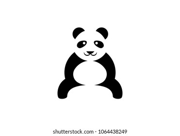 panda logo template vector illustration