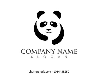 panda logo template vector illustration