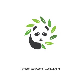 panda logo template vector illustration
