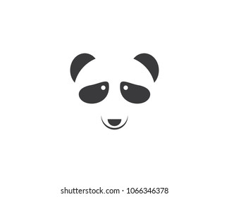 panda logo template vector illustration
