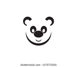 panda logo template vector illustration