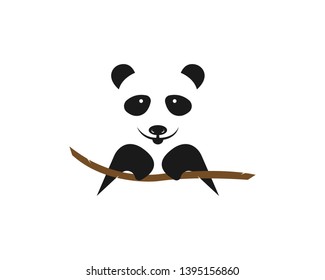 panda logo template vector illustration - Vector