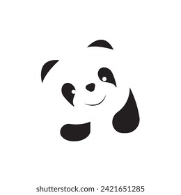 panda logo vector design template