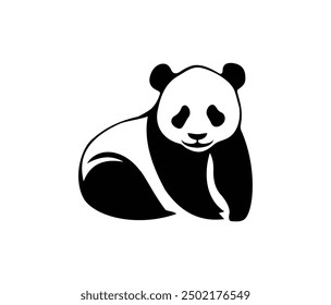 panda logo, panda vector, panda illustration, animal logo, logos