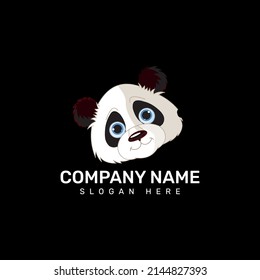 Panda Logo, Vektorgrafik-Design