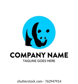 Panda Logo. Vector. illustration. editable