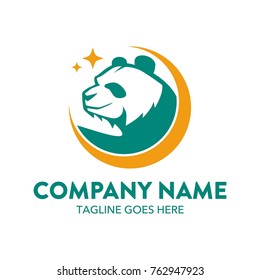 Panda Logo. Vector. illustration. editable