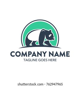 Panda Logo. Vector. illustration. editable