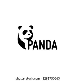 Panda Logos, Simple and Clean Design Logo Template