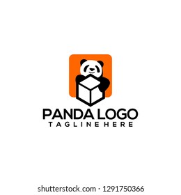 Panda Logos, Simple and Clean Design Logo Template