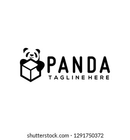 Panda Logos, Simple and Clean Design Logo Template