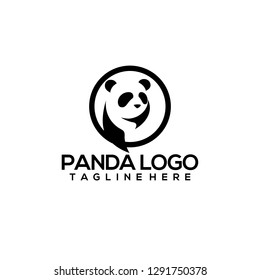 Panda Logos, Simple and Clean Design Logo Template