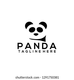 Panda Logo Design Stock Vector (royalty Free) 790403512