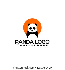 Panda Logos, Simple and Clean Design Logo Template