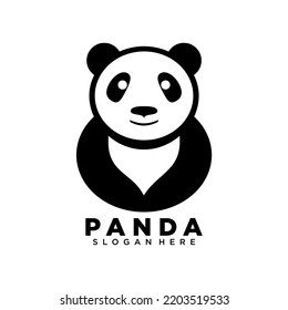 Panda Logos Panda Template Logo Panda Stock Vector (Royalty Free ...