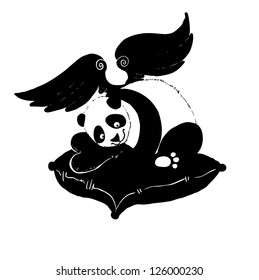 panda love