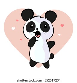 Panda in love