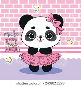 panda magic star baby girl