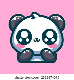 Panda Mascot Cartoon Vector Art, Illustration and Graphic