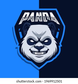 Panda Mascot Logo Esport Illustration