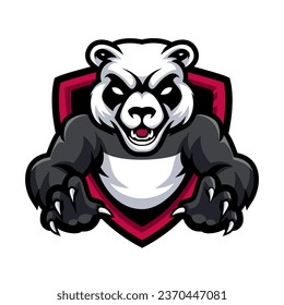 Panda Mascot Logo for Gaming, Sports, eSport, Team, Club