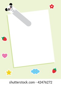 panda memo card