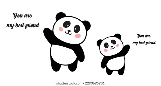 panda for a more childlike illustration. All children like the panda