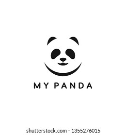 Panda Negative Space Logo