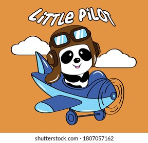 PANDA PILOT, FLYING AMONG THE CLOUDS