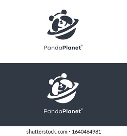 Panda Planet logo / Animal Logo Template 