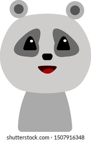 panda portrait close up cute muzzle kid teddy bear animal and wildlife concept