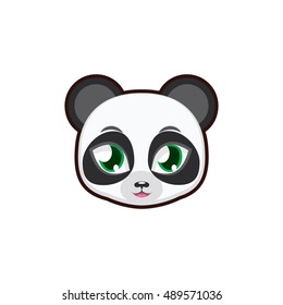 Panda portrait illustration