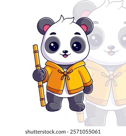 Panda prepares to become a soldier