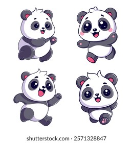 Panda is running, package design