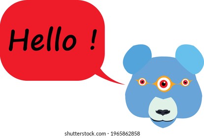 Panda Says Hello to the World 